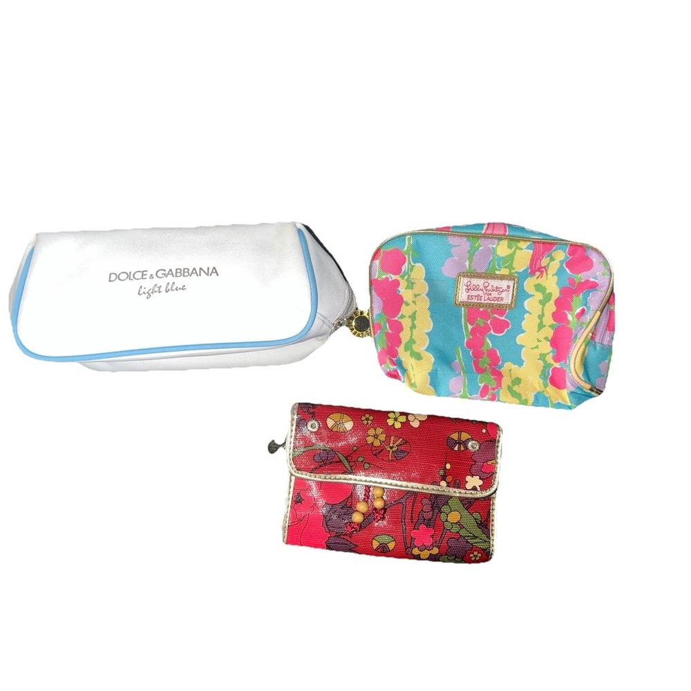 Lot Of 3 Makeup‎ Jewelry Travel Bags
